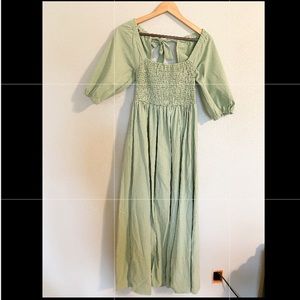 Off the shoulder maxi dress